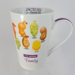 Actos Family Organs Pharmaceutical Drug Rep White Ceramic Coffee Mug 16 oz